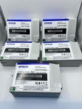 Lot of 5 Genuine Epson Catalina Color Ink SJIC11P (CMC)